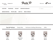 Tablet Screenshot of freda-d.com
